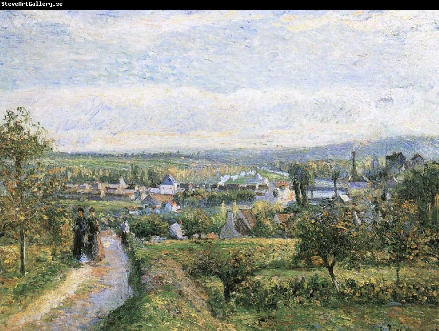 Camille Pissarro Pang plans scenery Schwarz